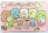 しろくまのてづくりぬいぐるみテーマ(ピンク) ブランケット 「すみっコぐらし」