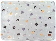 集合(ブルー) ブランケット(約70×100cm) 「ふくふくにゃんこ」