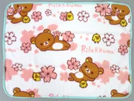 リラックマ＆キイロイトリ(桜) オリジナルブランケット 「リラックマ×伊藤園」 対象商品購入特典