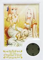セイバー/アイリ/イリヤ フォトスタンドクロック 「Fate/Zero」 ヤングエース2011年12月号付録
