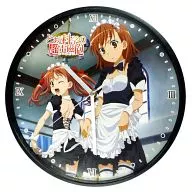 B. Mikoto Misaka and Kuroko Shirai (maid's dress) wall clock "A Certain SCIENTIFIC Railgun"