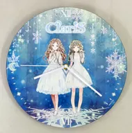 ClariS (ClariS 1st Martial Arts Stadium Concert - Two Masks and the Lost Sun - Visual Illustration) wall clock