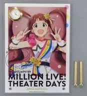 松田亜利沙(サイン入りver.) 時計付アクリルアート ヌーベル・トリコロールver. 「THE IDOLM＠STER MILLION LIVE! THEATER DAYS 1st anniversary in AKIHABARA」