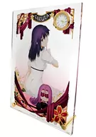 Entre 桐桜 e Ryder, placa acrílica com relógio "Gekijo Fate/stay night [Heaven's Feel] II. Lost butterfly× Marui".