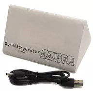 Relógio LED do sensor de som agregado (branco) "Sumikko-Garashi"