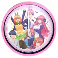 Pink Wall Clock "The Quintessential Quintuplets"