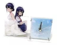 01.牧之原翔子 アクリル置き時計 「青春ブタ野郎はゆめみる少女の夢を見ない」