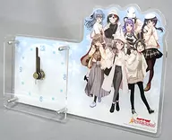 Reloj acrílico agregado "BANg Dream! Girls Band Party! 2020 Winter in MARUI" Epos Card Members Special Award for sorteo Purchase for Members
