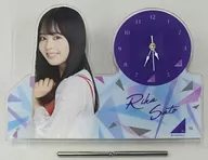 [単品] 佐藤璃果 個別ボイスアクリル目覚まし時計 「乃木坂46 2021年 福袋B」 同梱品