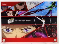 Set original acrylic clock "Shin Evangelion Movie : x Giant Corn" 7-ELEVEN convenience stores limited lottery campaign A prize