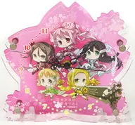 Colección (Sakura ver.) Reloj acrílico "Una Yuki es un hombre valiente - Capítulo de un hombre valiente"