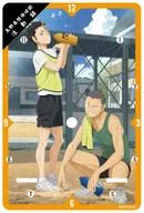 田中龍之介＆西谷夕 烏野高校排球部活動録 アクリル時計 「ハイキュー!!」