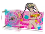 Tsukiyomi style acrylic clock "SENKIZESSHOU SYMPHOGEAR XV SEASIDE BATTLE FAIR Chugaionline Branch in Akihabara Gamers Main Store" Limited to Gamers