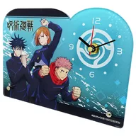 4. Green Die Cut Acrylic Clock "Jujutsu Kaisen"