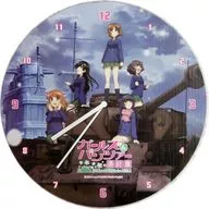 Anko Team Wall Clock "GIRLS & PANZER Final Chapter" limited to SEGA