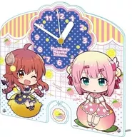 夏美子&桃花(水果ver)PUCHIPOKKO壓剋力置鐘表