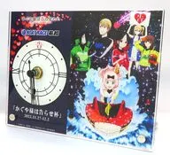 Acrylic Clock "Kaguya-sama: Love Is War - First Kiss Won't End - × Boat Trace Wakamatsu Kaguya-Sama Announces Cup Kick-Off Event" Gift for Attendance