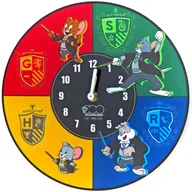 集合(in Hogwarts House Robes) アクリル壁掛け時計 「トムとジェリー」