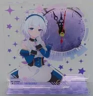 Shirayuki Mini Acrílico Watch "Raki Chare Demarquía Ryer Ryer Lucky ☆ Challenge Demarquía" A Award