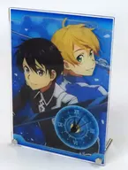 Choose between Kirito and Eugeo! Acrylic Watch "KUJI Hikido SWORD ART ONLINE Series Online KUJI" S-1-1 Award