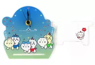 Chii Kawa & Hachiware & Usagi Acrylic Desktop Watch "Chii Kawa is a small and cute thing"