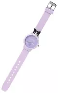 "Sanrio Character Claws" watch with Kuromi mascot