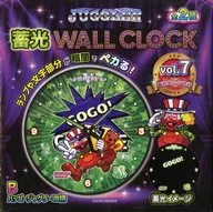 Green Phosphorescent Wall Clock vol. 7 "Juggler"