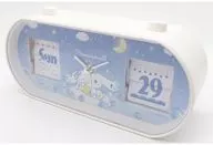 Cinnamoroll (White x Blue) Patpata Clock "Cinnamoroll Pochakko"