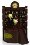 キティ＆ダニエル ハローキティアクションレトロラブ本棚古時計 「サンリオキャラクターズ」