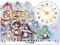 集合 12周年アイドル ver. アクリルクロック 「デート・ア・ライブV」