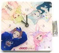 けもみみりふれっ!(集合) アクリル時計 「バーチャルYouTuber けもみみりふれっ! デビュー半年記念グッズ」