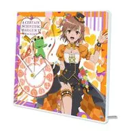 御坂美琴 マジシャン 描き下ろし アクリル置時計 「とある科学の超電磁砲T POP UP SHOP(マジシャン) in ボークス秋葉原ホビー天国2」