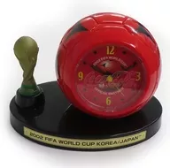 オリジナルサッカーボール型クロック 「2002 FIFAワールドカップ」 コカ・コーラ FIFAワールドカップグッズプレゼントキャンペーン当選品