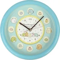 集合(スタンダード) 丸窓ウォールクロック 「すみっコぐらし」