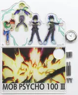 集合B アクリルジオラマ時計 「モブサイコ100 III」