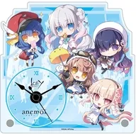 集合(ミニキャラ) テーブルクロック 「anemoi -アネモイ-」