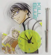 大狼十三＆蜜岡ノレン 連載完結記念 アクリル卓上時計 「キルアオ」 デジタル版週刊少年ジャンプ 定期購読者限定
