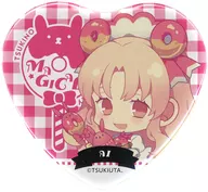 如月愛 「ツキノ芸能プロダクション TSUKINO MAGICAL DONUT FACTORY DECOTTO by animatecafe トレーディングハート型缶バッジ Magical factory ver. Aグループ」