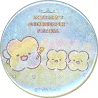 [Rea1] Sun X Yosei (hologram) "Rilakkuma & Sumicco Gurashi Festival metal badge"