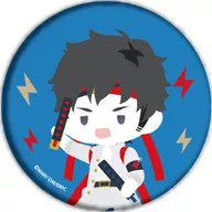 Toshizo Hijikata "Bakumatsu Rock Kyokon metal badge 05. Ouendan ver. Porsuteru Art Design"