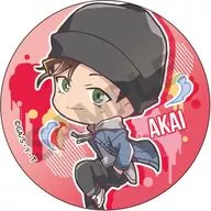 Shuichi Akai "Detective Conan Trading metal badge Pyon Character"
