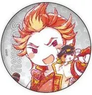 紅井 Suzaku "Idol japonés Master SideM metal badge 03. Graph Art Design"