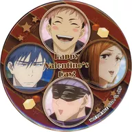 Kojo Hisahito & 伏黒 Megumi & Kugizaki No Rose & Gojo Satoru Original Can Emblemas "Jujutsu Mawari × Preroll" Valentine Precake 2021 Bónus de compra