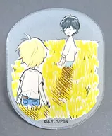 Eiji Okumura & Ash Lynx (Mugihata) "BANANA FISH Cafe and Bar-galleries - in IKEBUKURO BOX Cafe & Space Memory Acril Emblema"