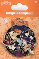 Mickey & minnie Pin Badge "Disney Halloween 2019" limited to Tokyo Disneyland