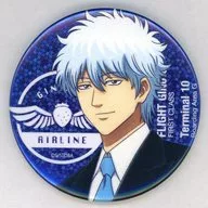 Gintoki Sakata (Up) "GINTAMA Kira metal badge Collection Pilot Ver."