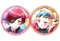 Ellen Amedic & Mary Williams metal badge set (2 set) "e-chance! Grimorio A ~ Private Grimoire Magical School ~ Demarquía" C-4 Award