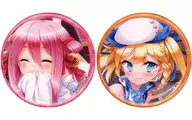 水無月風子＆犬川寧々 缶バッジセット(2個セット) 「eチャンス! グリモアA～私立グリモワール魔法学園～くじ」 C-17賞