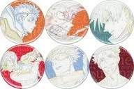 Conjunto de 6 tipos "Jujutsu Kaisen Genga metal badge Collection 2 nd edition" MAPPA SHOW CASE GOODS