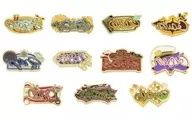 Conjunto de 11 tipos "The Wizard Promise Sugar Plate Style Pin B Box"